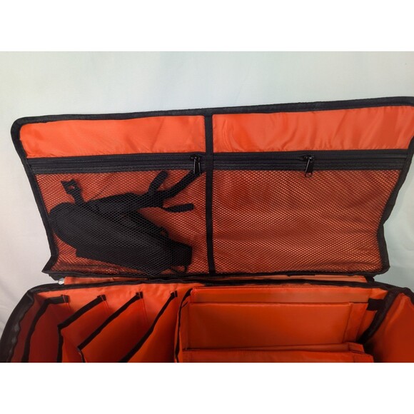 DJ Cable File Bag, Detachable Padded Bottom and Dividers, Travel Gig - Picture 4 of 15